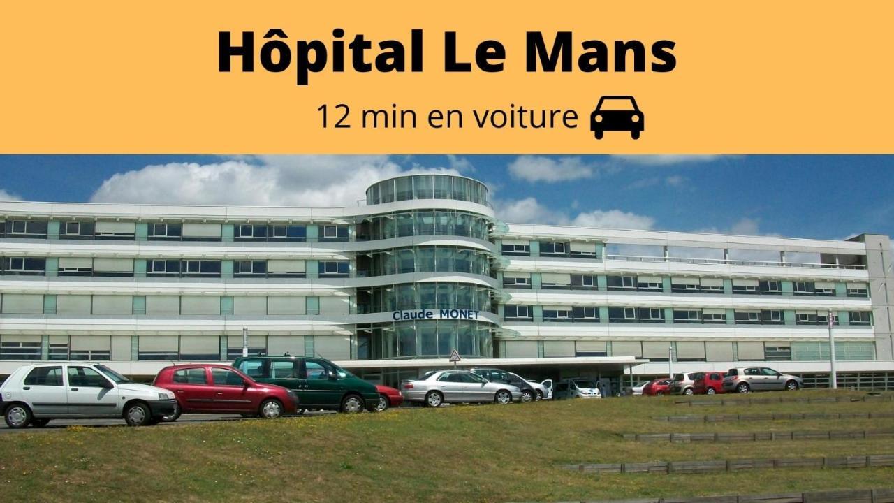 Le Mans - Au Calme - Stationnement Facile - Proche Centre Ville et Gare Extérieur photo